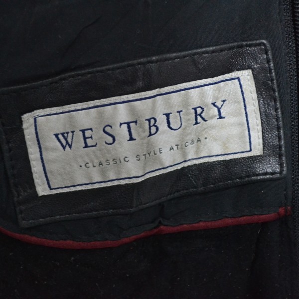 WESTBURY Classic Style By C&A Men's Stylish Lamb Leather Jacket (B-30,1 ...