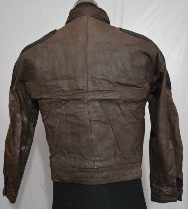 MIDWAY Design By MICHAEL Men's Flight Leather Jacket (L-19)