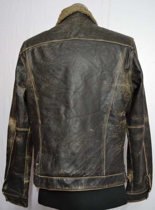Sherpa Liner Flight Leather Jacket 