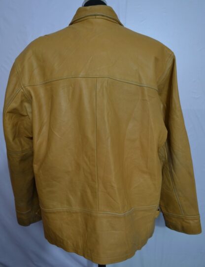 SKIN PLUS USA Men's Flight Heavy Leather Jacket (G5-6) - Image 3