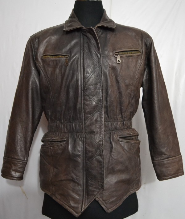 ENJOY Wild West Germany Women’s Flight Leather Jacket (B-17)