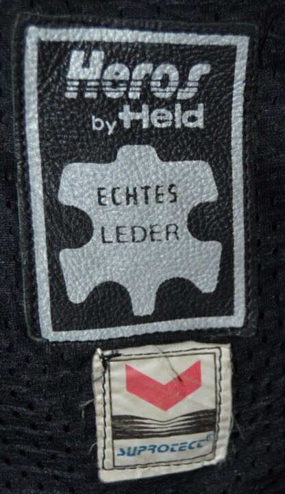 HEROS By HELD Men's Motorcycle Thick Leather Jacket (T-9) - Image 2