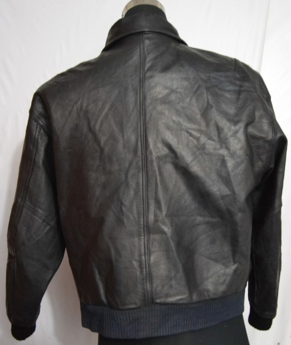 TRAPPER Men's Bomber Leather Jacket (AB-3)