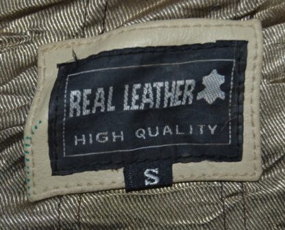 REAL LEATHER Men's Bomber Heavy Leather Jacket (W-48) - Image 2
