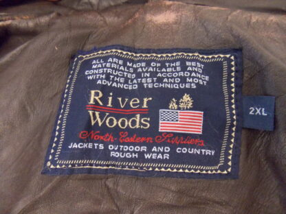 RIVER WOOD Men's Field Style Leather Jacket (F-45) - Image 2