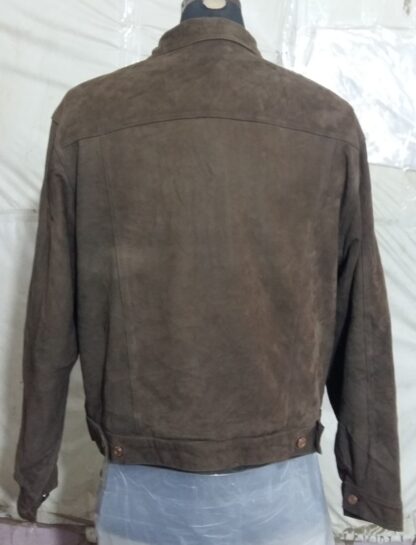 COMPLICES Men's Trucker Leather Jacket (M-G8) - Image 3