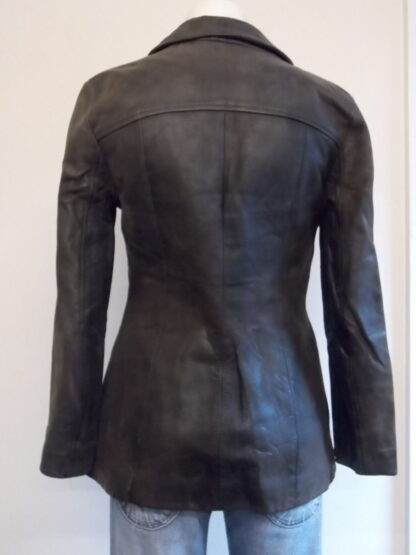 REDSKINS Women's Blazer Style Leather Jacket (M-J3) - Image 3