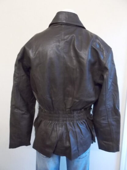 ECHT LEDER Women's Double Breasted Stylish Leather Jacket (M-Z1) - Image 3
