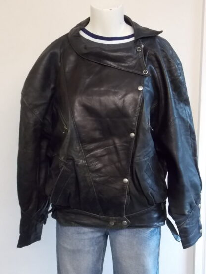 CANNES Women's Stylish Leather Jacket- Made In France (M-AD53)