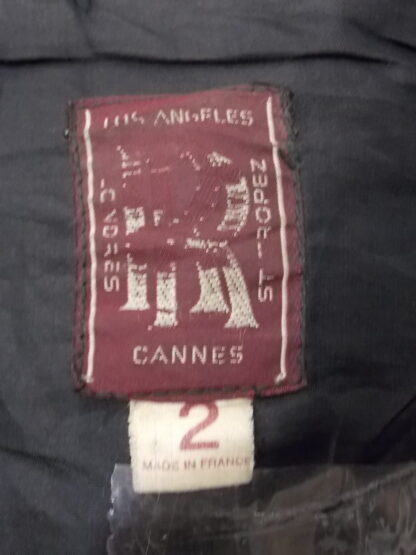 CANNES Women's Stylish Leather Jacket- Made In France (M-AD53) - Image 2