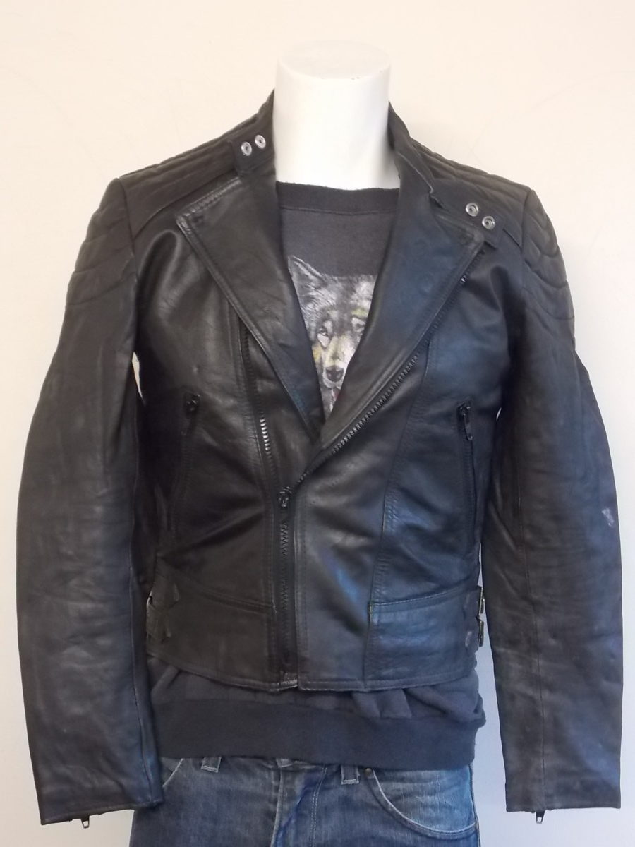 MARK ASTOR Men’s Cruiser Motorcycle Leather Jacket (M-AA63)
