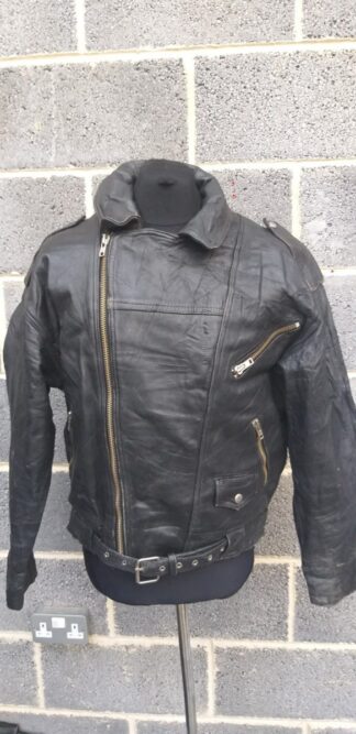 AIDS move on Contagious VALENTINO VERA PELLE Men's D-Pocket Motorcycle Leather Jacket (S-AB66)