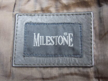 MILESTONE Men's Stylish Box Leather Jacket (S-D9) - Image 2