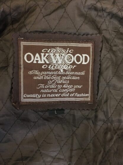 OAKWOOD Men's Box Style Heavy Leather Jacket (S-AJ61) - Image 2