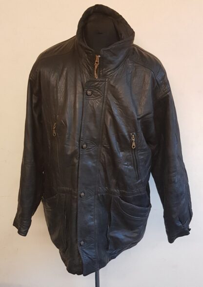 Men's Stylish Leather Jacket With SCOVILL Zipper (O-AO20)