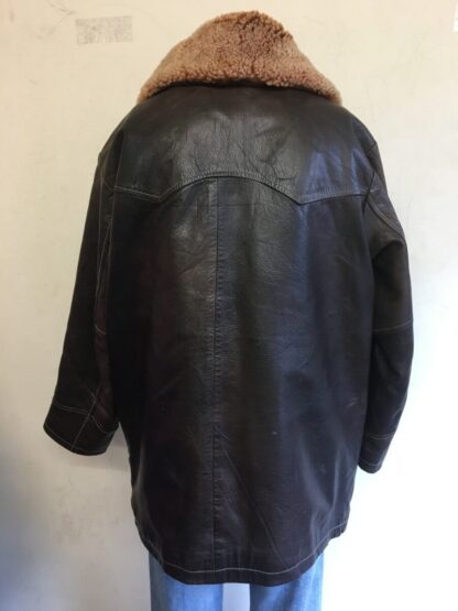 ON THE ROAD Women's Stylish Heavy Leather Jacket With Removable Faux Fur Collar (M-AB7) - Image 3