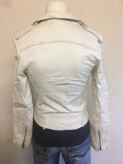 MANGO Women's Stylish Biker Leather Jacket (M-AP41) - Image 3