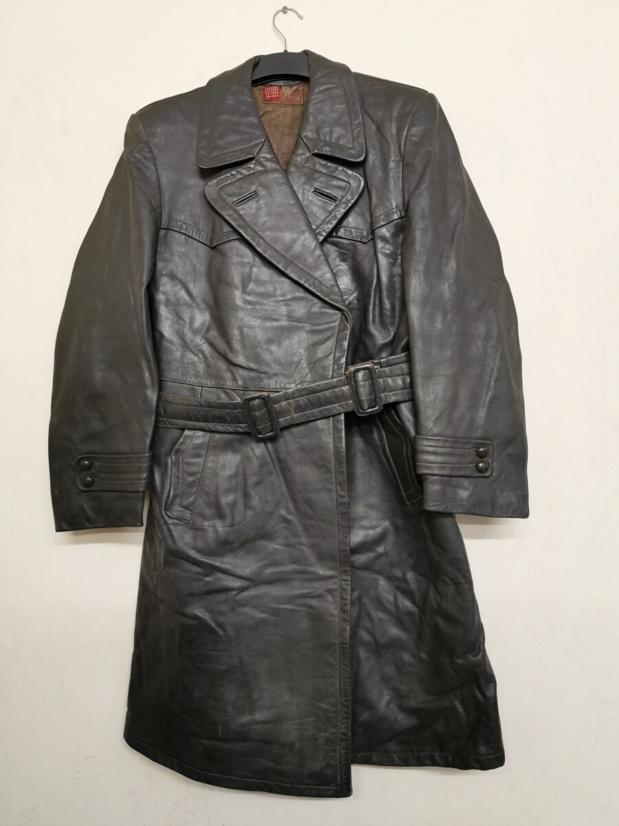 Grade A Mens Ww2 German Officer Style Leather Trench Coats