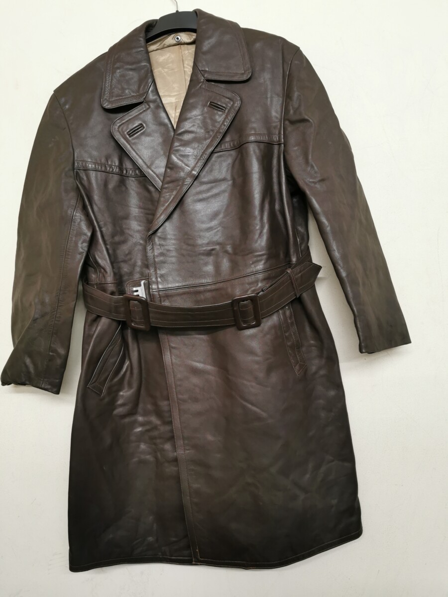 Grade A Mens Ww2 German Officer Style Leather Trench Coats