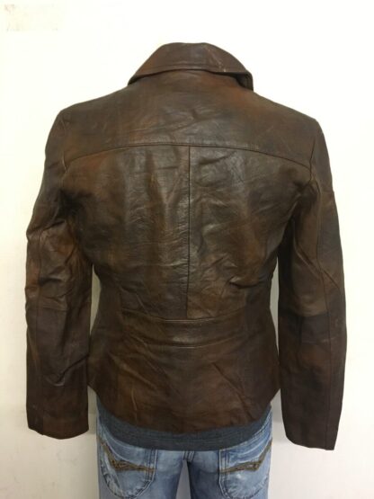 WILSONS LEATHER Women's Stylish Button Up Leather Jacket (M-AQ15) - Image 3