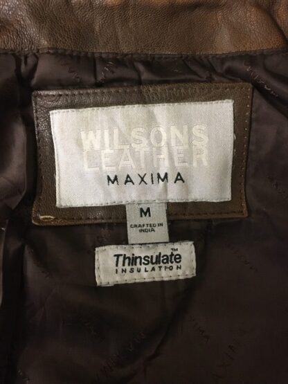 WILSONS LEATHER Women's Stylish Button Up Leather Jacket (M-AQ15) - Image 2