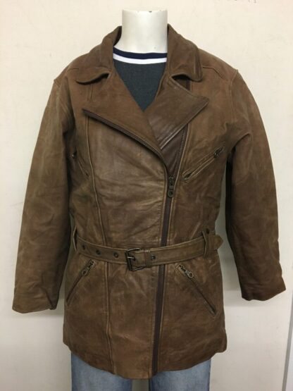 SAKI COLLECTION Women's Stylish Motorcycle Leather Jacket (M-A47)
