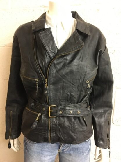 ECHTES LEDER Women's Lamb Leather Cruiser Motorcycle Stylish Leather Jacket (M-AB2)
