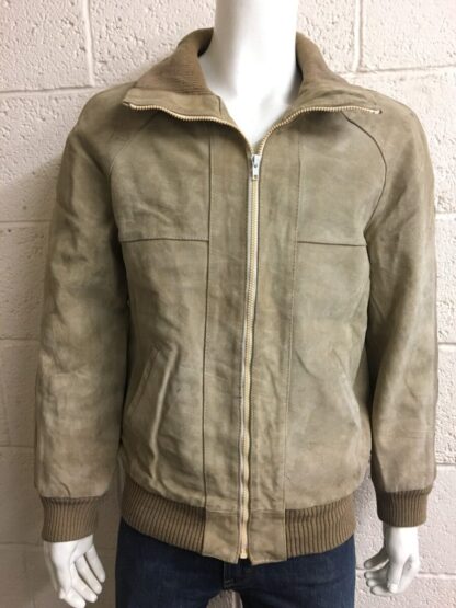Men's Bomber Leather Jacket (M-AM54)