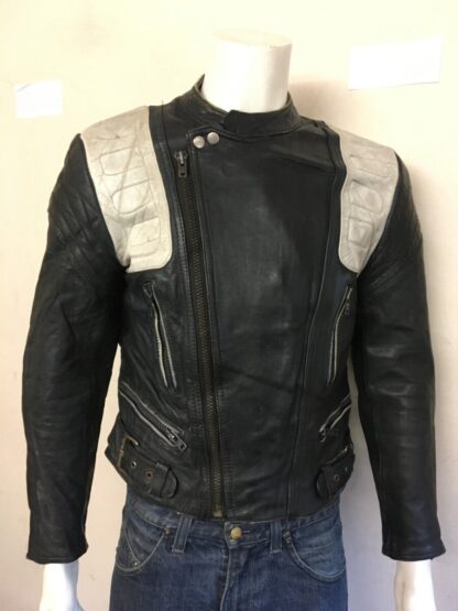 ECHTES LEDER Men's Café Racer Motorcycle Heavy Leather Jacket (M-AN54)