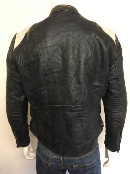 ECHTES LEDER Men's Café Racer Motorcycle Heavy Leather Jacket (M-AN54) - Image 3
