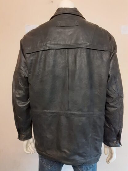 SAKI Men's Stylish Leather Jacket (S-I31) - Image 3