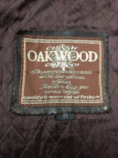 OAKWOOD Men's Stylish Box Heavy Leather Jacket (M-A41) - Image 2