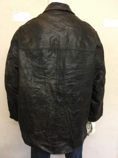 REDSKINS Men's Button Up Box Style Heavy Leather Jacket (M-H53) - Image 3