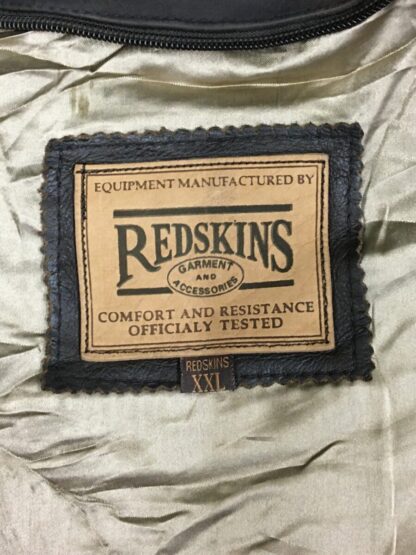 REDSKINS Men's Button Up Box Style Heavy Leather Jacket (M-H53) - Image 2