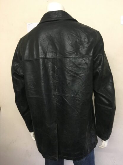 REDSKINS Men's Button Up Box Style Heavy Leather Jacket (M-C40) - Image 3