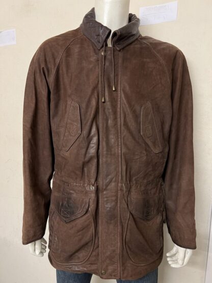 REDSKINS Men's Heavy Leather Jacket (M-Y62)