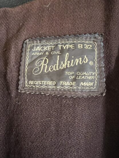REDSKINS Men's Heavy Leather Jacket (M-Y62) - Image 2
