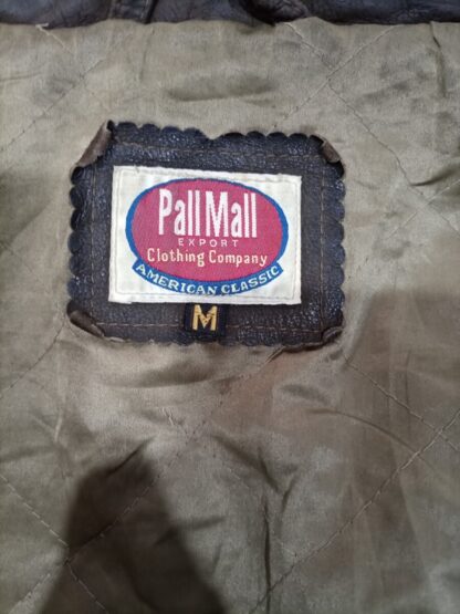 PALL MALL Men's Box Style Button Up Leather Jacket (M-J10) - Image 2