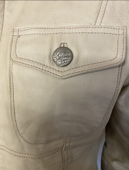 GARCIA Women's Stylish Leather Jacket (M-U67) - Image 3