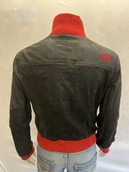 SUPERDRY Women's Red Liner Stylish Bomber Leather Jacket (M-AF18) - Image 4
