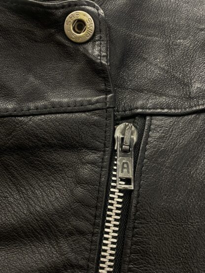 Women's Cruiser Belted Motorcycle Leather Jacket (M-A62) - Image 2