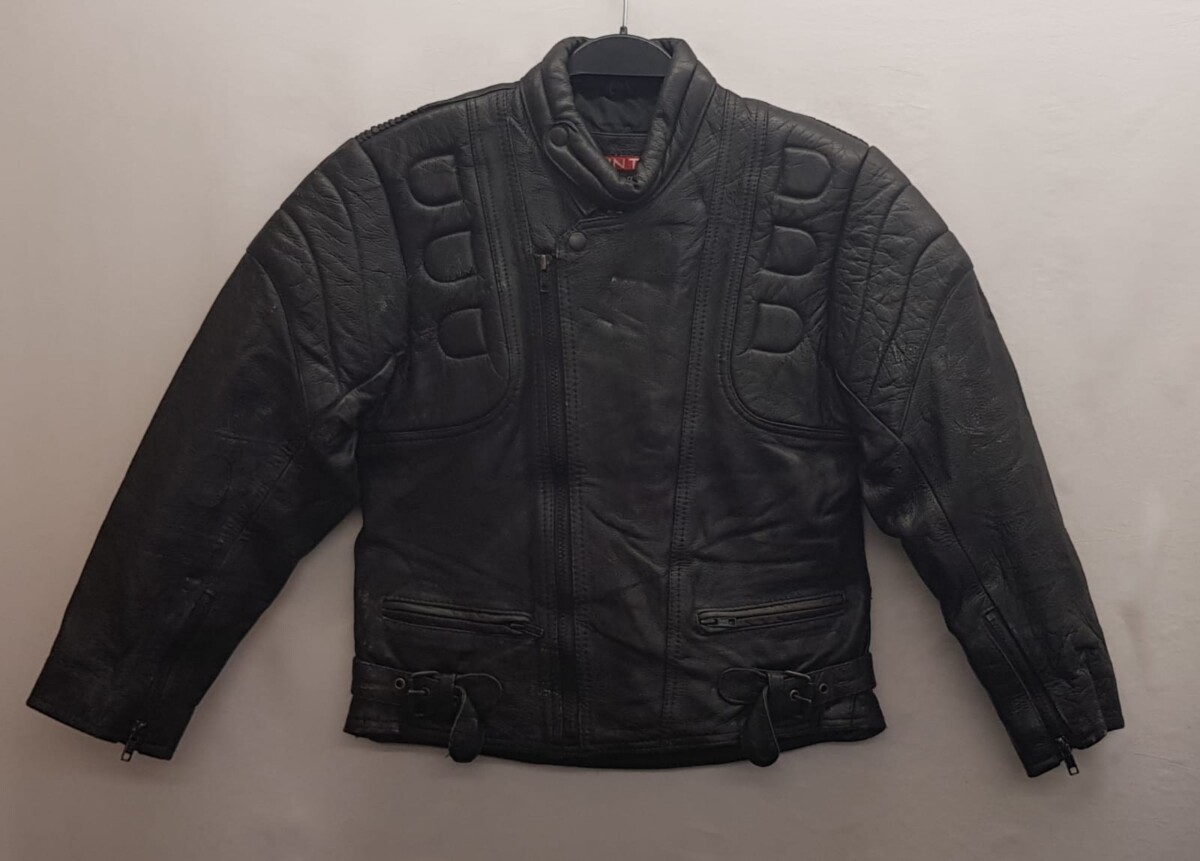 SKIN TAN Men’s Cafe Racer Motorcycle Stylish Leather Jacket (M-AL65)