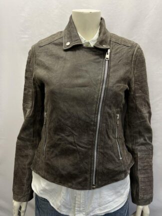 MKT Women's Cruiser Motorcycle Leather Jacket (M-U40)