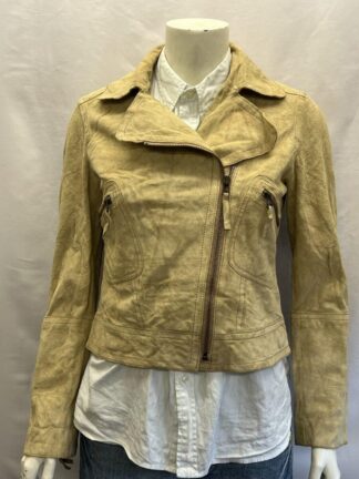 GAP Women's Cruiser Motorcycle Leather Jacket (M-T64)