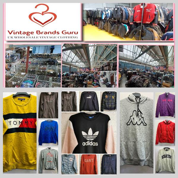 Vintage Branded Casual Clothing (t-shirts, Casual shirts, Sweatshirts, Hoodies, Jeans, Shorts, Trousers, Jackets).