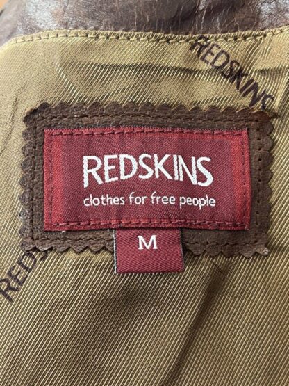 REDSKINS Women's Double Breasted Stylish Heavy Leather Jacket (M-K28) - Image 2