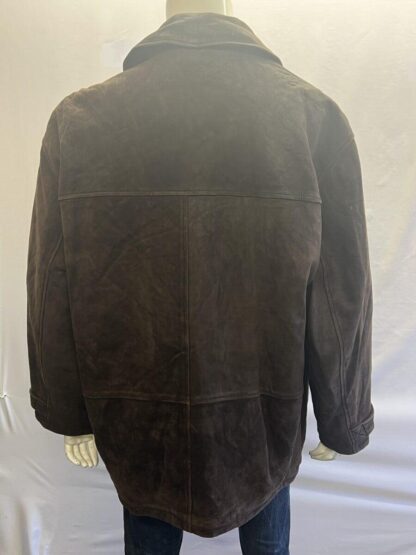 HUGO BOSS Men's Double Breasted Button Up Stylish Leather Jacket (M-C11) - Image 3