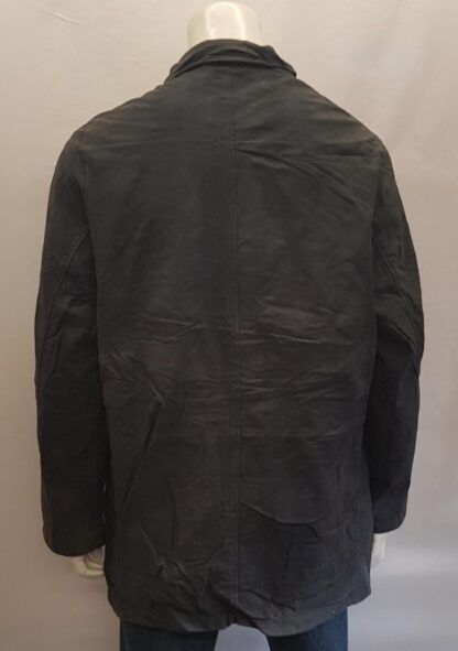 HUGO BOSS Men's Button Up Box Style Leather Jacket (M-B71) - Image 3