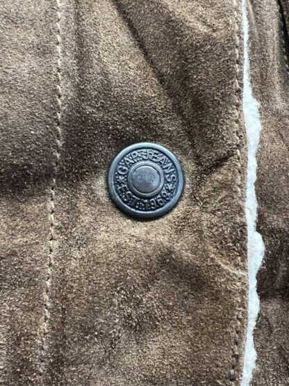 GAP Women's Sherpa Liner Stylish Popper Up Leather Jacket (M-L23) - Image 2