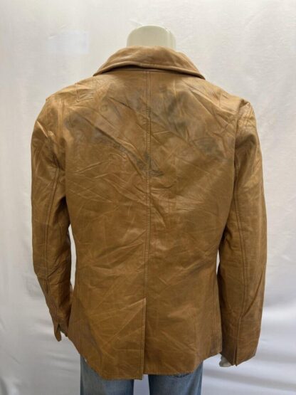 GAP Women's Stylish Button Up Leather Jacket (M-H47) - Image 3